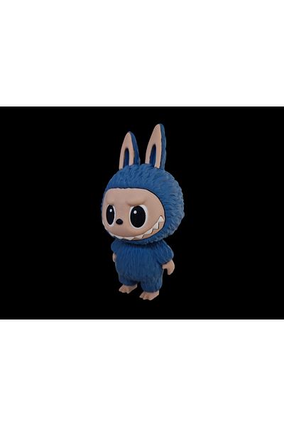 3DONE MODELS Labubu Figurine – Collectible Character, 3D Printed, Petrol Blue, Geek Decor & Unique Gift