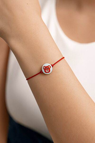 andela سوار تيدي بير لطيف بحبل أحمر