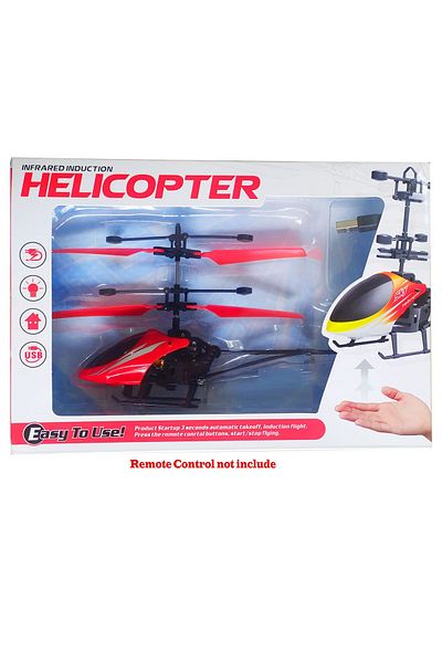 rexa Helicopter with USB Charger Flashing Light - Assorted Color