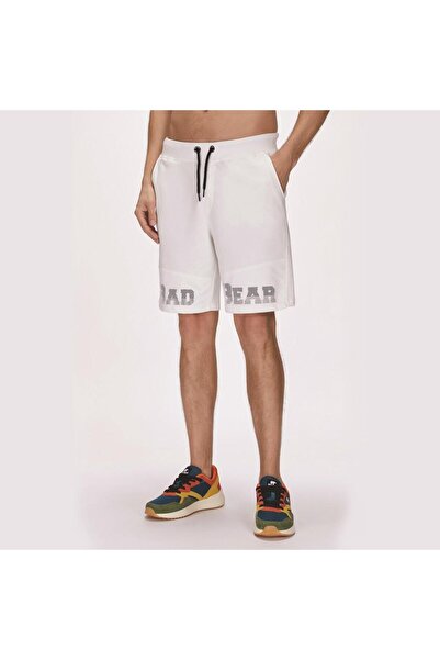 Bad Bear Grid Men's Shorts - Off White