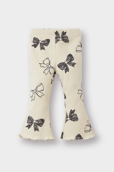 DeFacto Baby Girl 2 Piece Set Bow Patterned Sweatshirt Spanish Leggings F0508A525Au