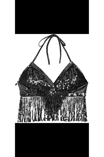 NİSANURTEKSTİL Crop dansöz üstü