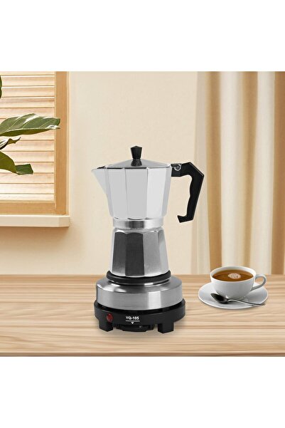 Generic Electric Espresso Maker, Mini Coffee Maker with Heating Plate, Single Hot Plate, Espresso Cooker, 50