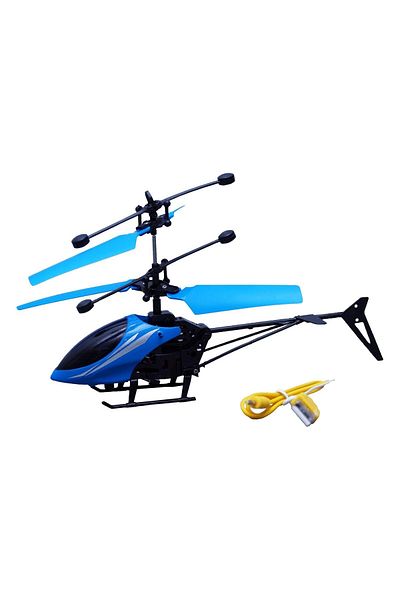 rexa Helicopter with USB Charger Flashing Light - Assorted Color