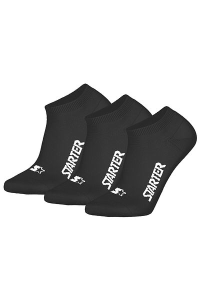 Starter Unisex Sneakersocken, 3er Pack - Sneaker Socks, Logo, Baumwollmischung
