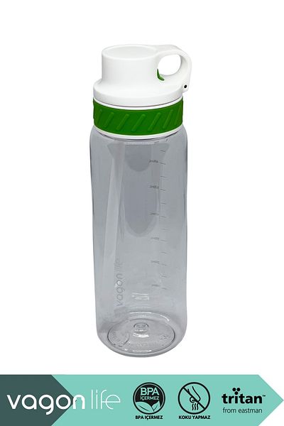 Vagonlife 800ml New Collection Tritan Water Bottle with Straw/Without Straw Use Transparent Body