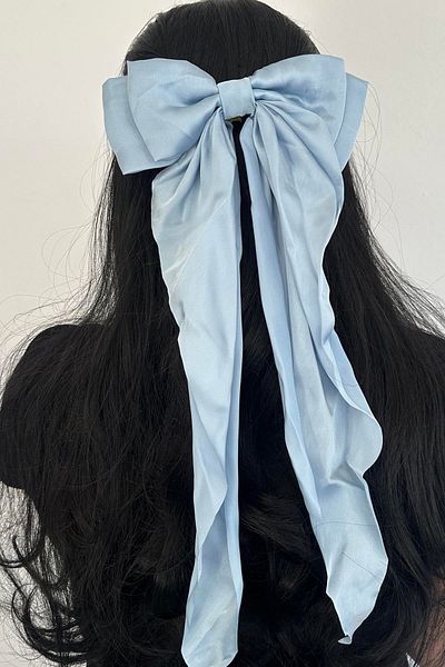 TAKIŞTIR مشبك آلي على شكل شريط باللون الأزرق الفاتح