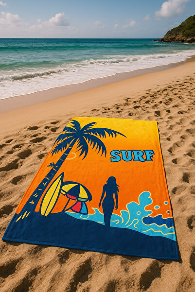 Özdilek Sunset Printed Beach Towel 100X150 cm