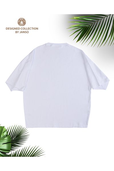 JANSO GROUP -Women's Cotton Printed Elephant Short Sleeve Tshirt Oversize Big Size