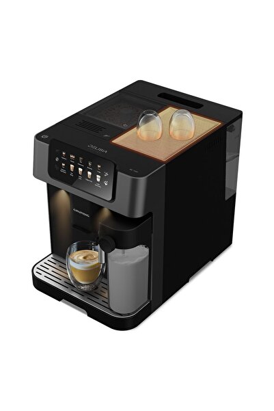 Grundig Drmz En Güçlü+Hızlı Delisia Coffee Tam Otomatik Süt Hazneli Espresso Makinesi ,19 BAR+10 Çeşit