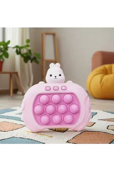 rexa Quick Push Game Console Electronic Pop It Game Quick Push Toys Light up Pop
