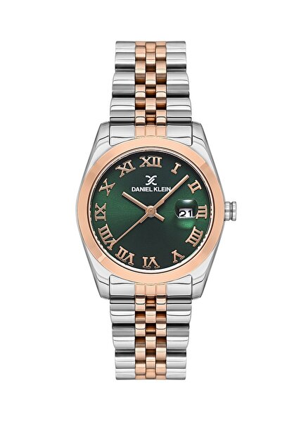 Daniel Klein Dk102-Dke.1.10572-11 Rose Gold Green Dial Women's Watch
