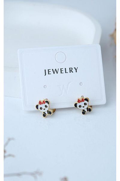 Jack Ferrero Figure Minelli Steel Children's Earrings