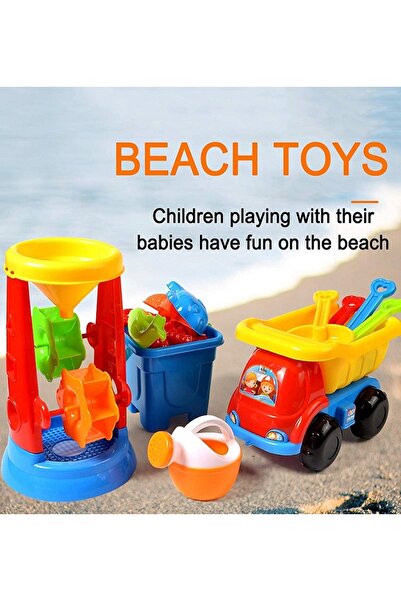 rexa مجموعة ألعاب رمل الشاطئ للأطفال، لعبة خارجية صيفية صديقة للبيئة، ألعاب ر...