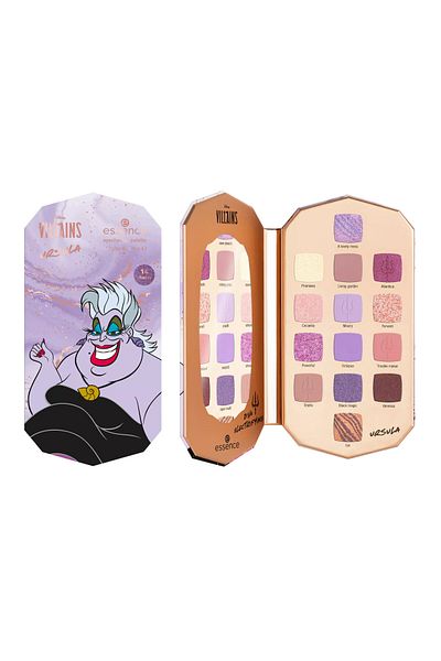 Essence 14-shade eyeshadow palette, Disney Villains Ursula 02