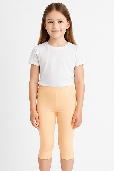 Katmirra Cotton Girl's Pastel Color Capri Leggings -Tutku Underwear and Dondeza Bayii