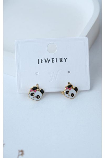 Jack Ferrero Figure Minelli Steel Children's Earrings