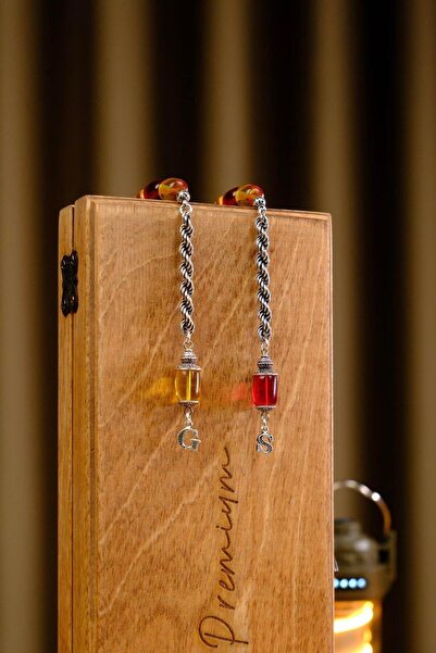 dergah tesbih Taraftar Serisi GS Gümüş Tasarım Zaza Tesbihi