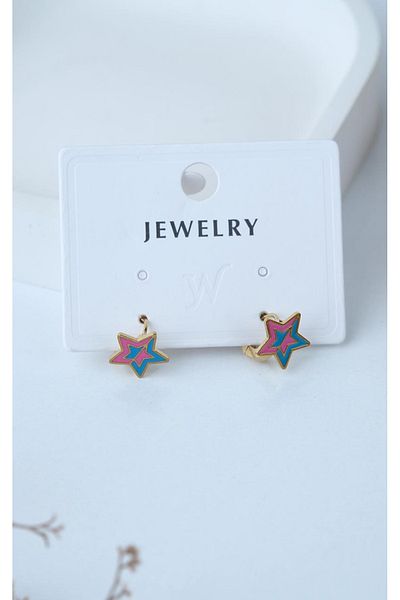 Jack Ferrero Figure Minelli Steel Children's Earrings
