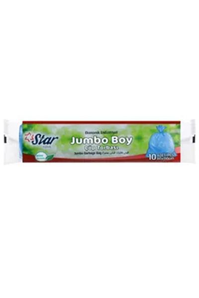 Star Jumbo 400 Gr Blue Color 1 Box (20 Packs) Garbage Bag