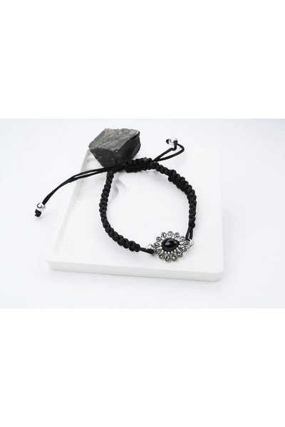 İhsan Çelik HÜNERTAŞ OLTU TAŞ BORSASI Feeling Oltu Stone Silver Frame Adjusta...