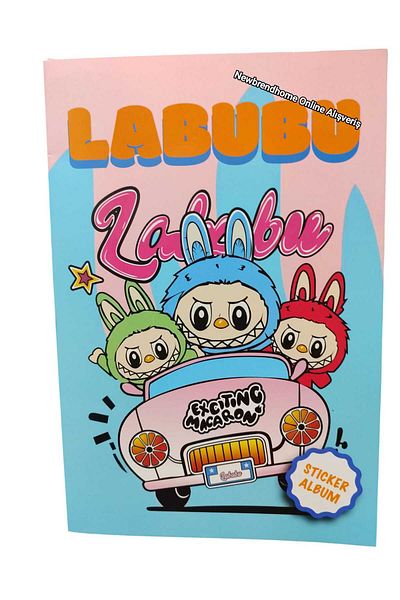 Emrah Gültekin Labubu Sticker Album |   16 Pages Scrapbook + 250+ Stickers