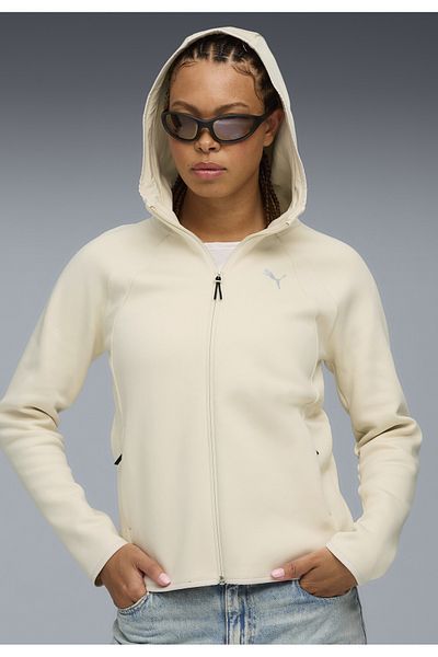 Puma Γυναικείο Φούτερ με Κουκούλα Evostripe με Φερμουάρ