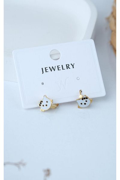 Jack Ferrero Figure Minelli Steel Children's Earrings