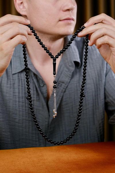 dergah tesbih Master Ömer Aktaş Craftsmanship Silver Design Erzurum Oltu 99 Prayer Zikir Prayer Beads