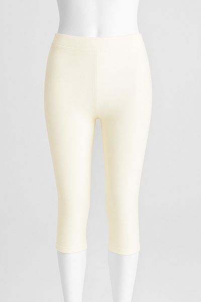 Katmirra Cotton Girls Pastel Color Capri Leggings
