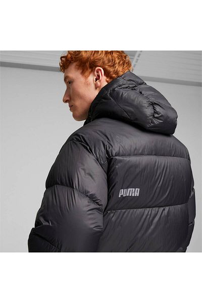 Puma Men's Long Hooded Bird / Goose down Puffer Jacket