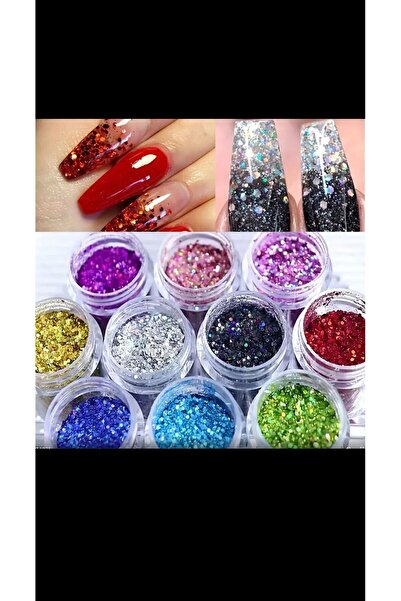 EMKSHOP 12 ŞİŞE TIRNAK SAÇ YÜZ İÇİN SİM