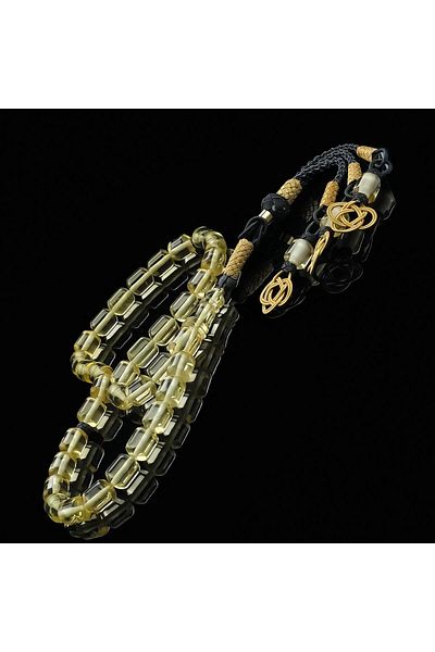 TESBİHCİBABA Special Series Kazaz Unique Product Drop Amber Prayer Beads