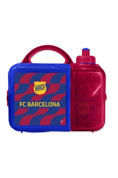 TSUMAB FC Barcelona Lunch Box with Bottle – Official Barça Fan Kit