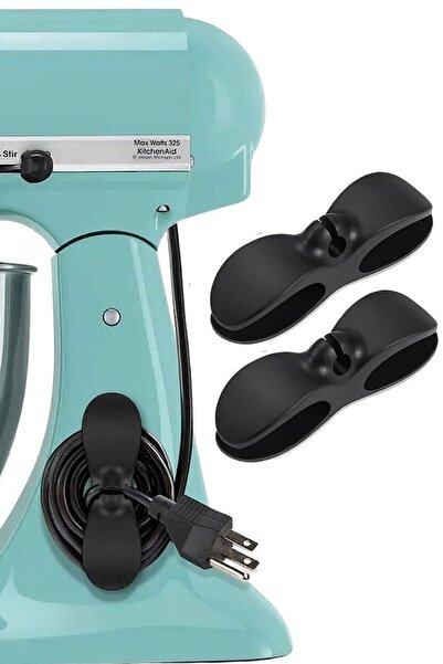 sonx 2li Kablo Tutucu Silikon Kordon Sarıcı Kablo Yönetici Klips