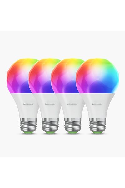 Osram Bec inteligent Nanoleaf Essentials A60 E27 Matter WiFi 9W 900Lm RGBCW 2700-6500K, pachet de 4 buc | Nanoleaf