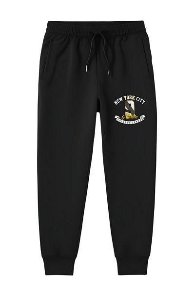 FYK KİDS Pantaloni de sport cu buzunare imprimate NEW YORK CITY pentru băieți