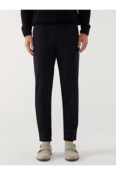 LC Waikiki Southblue Navy Blue Standard Fit Men's Trousers