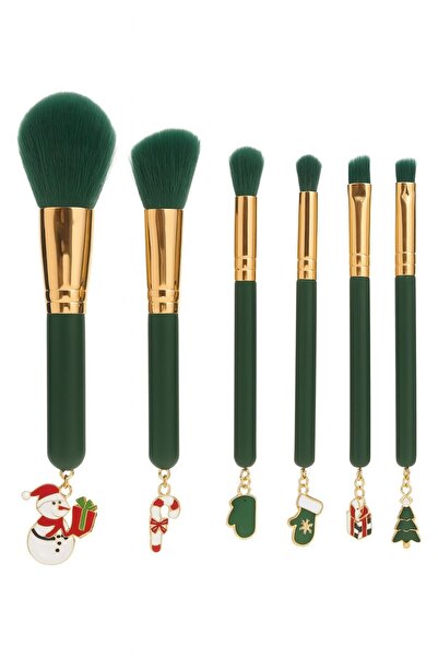 Naturalove Makeup Brush Set Set of 6 Makeup Brush Green Charmlı