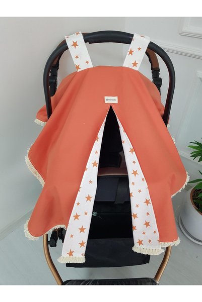 ib ilkimbebe Starry Tassel Double Sided Baby Stroller Cover