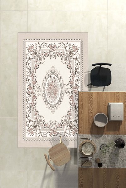 liva home collection Li̇va Hc 3045 Sponge Non-Slip Carpet Cover