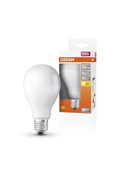 Osram Bec Parathom Classic LED 150 fără intensitate redusă 19W/827 E27 | Lampă | E27 | 19 W | Alb cald