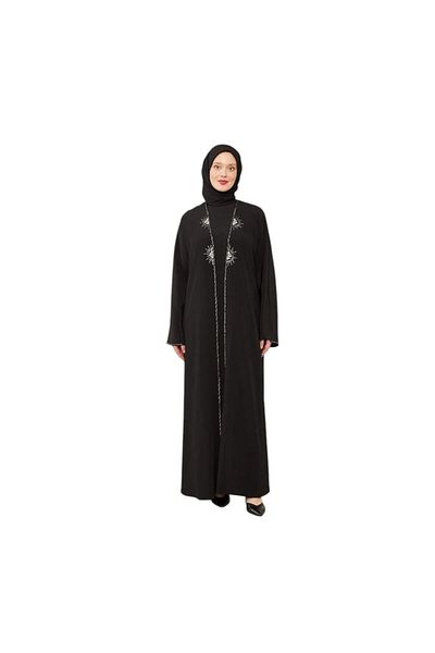 Levidor Embroidered Inner Dress Pleated Ferace