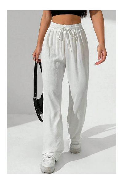 Mels Muslin Fabric Summer Trousers
