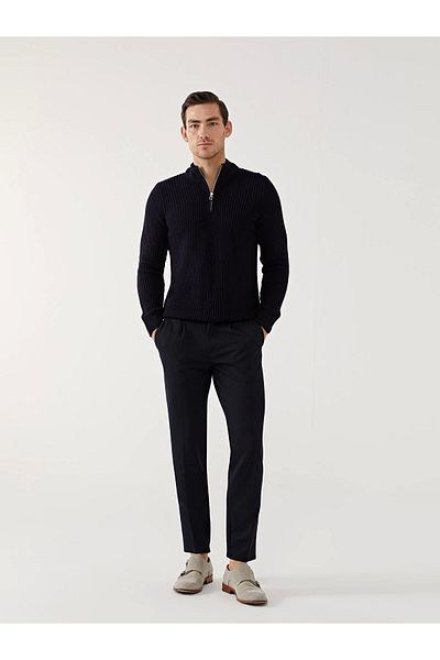 LC Waikiki Southblue Navy Blue Standard Fit Men's Trousers