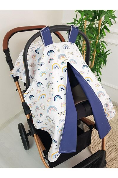 ilkimbebe Rainbow Double Sided Baby Stroller Cover