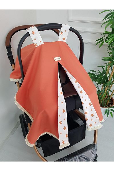 ilkimbebe Starry Tassel Double Sided Baby Stroller Cover