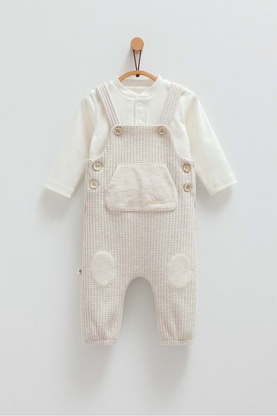 Caramell Cool Spring Salopet Set Beige