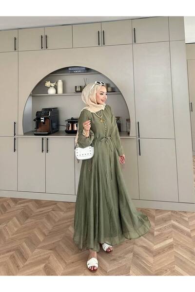 Aryen Silk voile dress