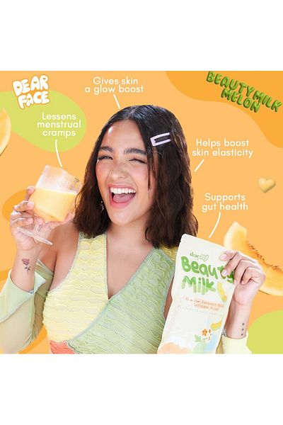 Face dear beauty milk premium japanese melon